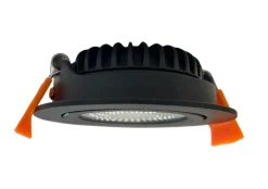 LED Einbaustrahler Schwarz dimmbar - 5W entspricht 50W - Dim to Warm 1800K-2800K
