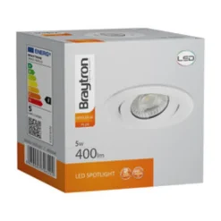 LED Einbaustrahler - 5W entspricht 35W - 4000K Neutralweiß - schwenkbar - 230V