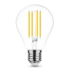 LED Fadenlampe dimmbar - E27 A60 8W - 4000K Neutralweiß