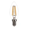 LED Fadenlampe dimmbar - E14 C37 - 5W entspricht 50W - 2700K Warmweiß