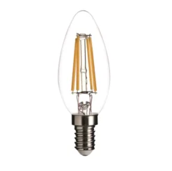 LED Fadenlampe dimmbar - E14 C37 - 5W entspricht 50W - 2700K Warmweiß