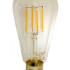 LED Fadenlampe dimmbar - E27 ST64 - 4W entspricht 40W - 2700K Warmweiß - hoch