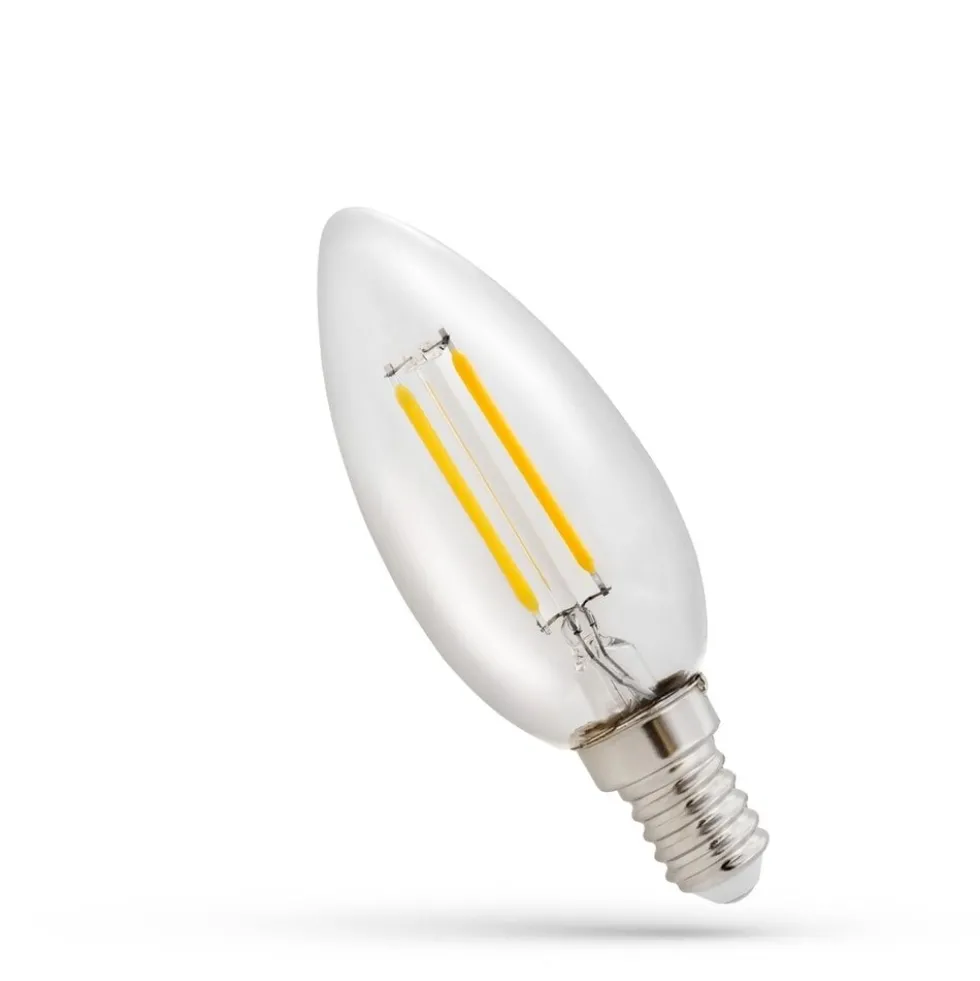 LED Fadenlampe E14 - C35 - 1W entspricht 10W - 4000K Neutralweiß