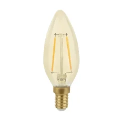 LED Fadenlampe E14 - C35 - 2W entspricht 25W - 2500K extra Warmweiß