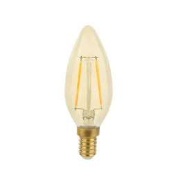 LED Fadenlampe E14 - C35 - 5W entspricht 50W - 2500K extra Warmweiß