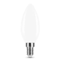 LED Fadenlampe - E14 C35 7W - 4000K Neutralweiß - Milchglas