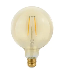 LED Fadenlampe E27 - G125 - 2W entspricht 21W - 2500K extra Warmweiß - XL Glaskolben