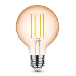 LED Fadenlampe E27 - G80 - 4W entspricht 33W - 1800K extra Warmweiß - Globe