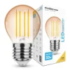 LED Fadenlampe E27 - G45 - 4W entspricht 33W - 1800K extra Warmweiß