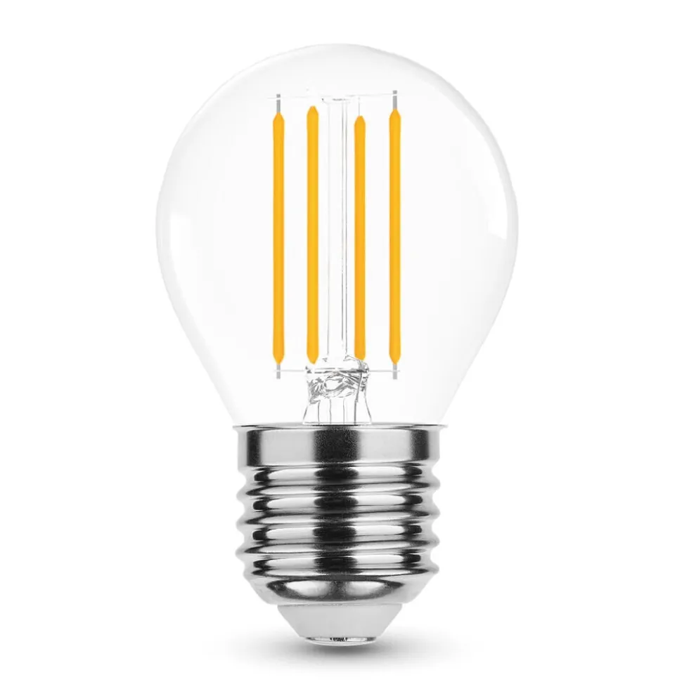 LED Fadenlampe - E27 G45 4W - 4000K Neutralweiß