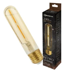 LED Fadenlampe E27 - T30 - 2W entspricht 25W - 2500K extra Warmweiß