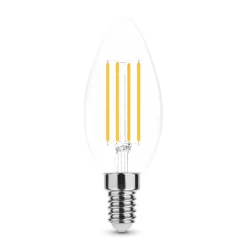 LED Fadenlampe Kerze dimmbar - E14 C35 7W - 2700K Warmweiß