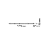 LED Feuchtraumleuchte Feuchtigkeitsdicht 18W 2400lm - 840 Kaltweiß | 120cm