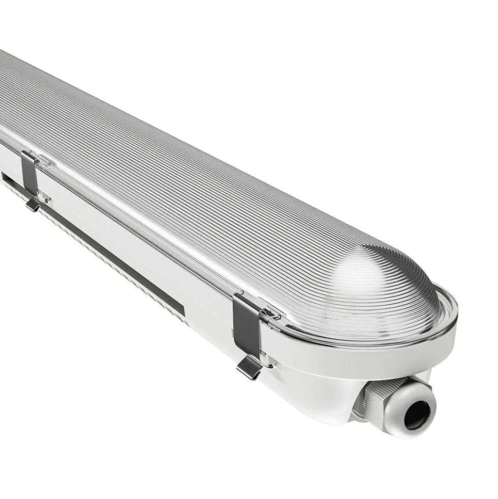 LED Feuchtraumleuchte IP66 – 40-80W 6000-13200Lm – 865 Tageslichtweiß | 150cm – Multi Lumen Einstellbar – IK10 – Limea Pro Hermetic
