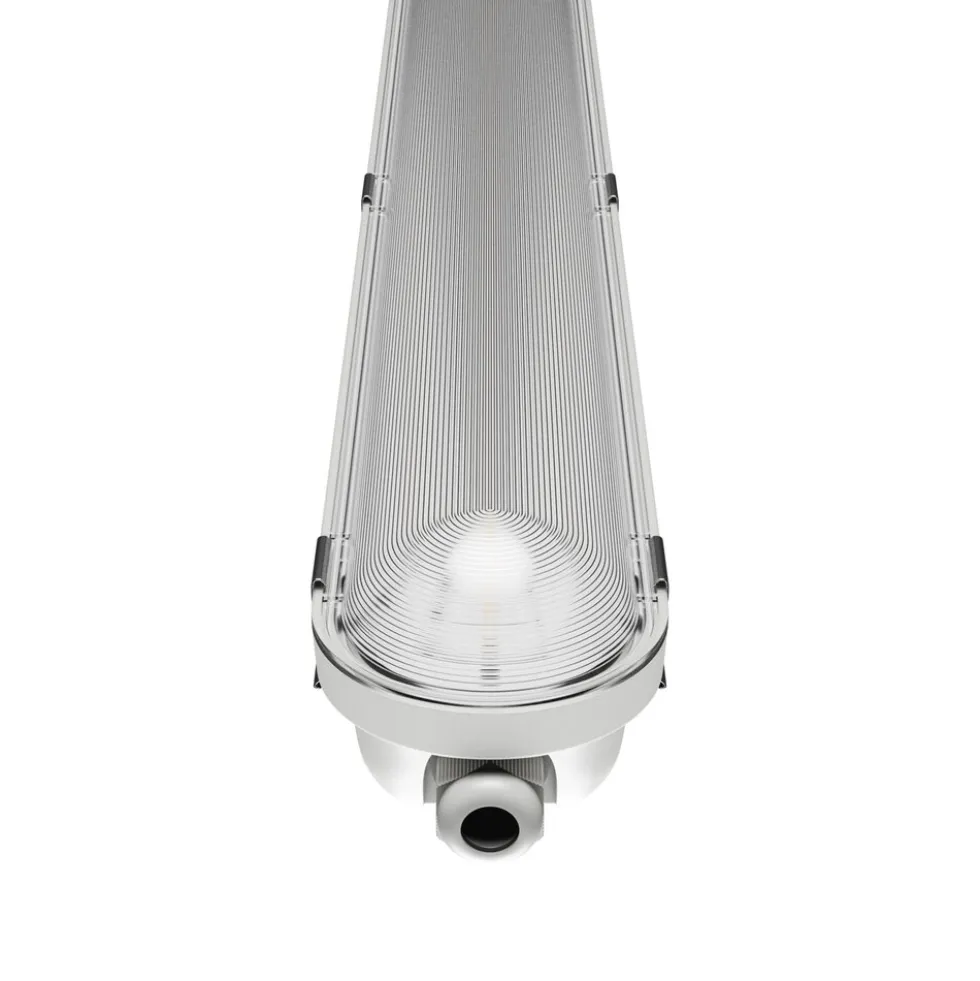 LED Feuchtraumleuchte IP66 – 40-80W 6000-13200Lm – 865 Tageslichtweiß | 150cm – Multi Lumen Einstellbar – IK10 – Limea Pro Hermetic
