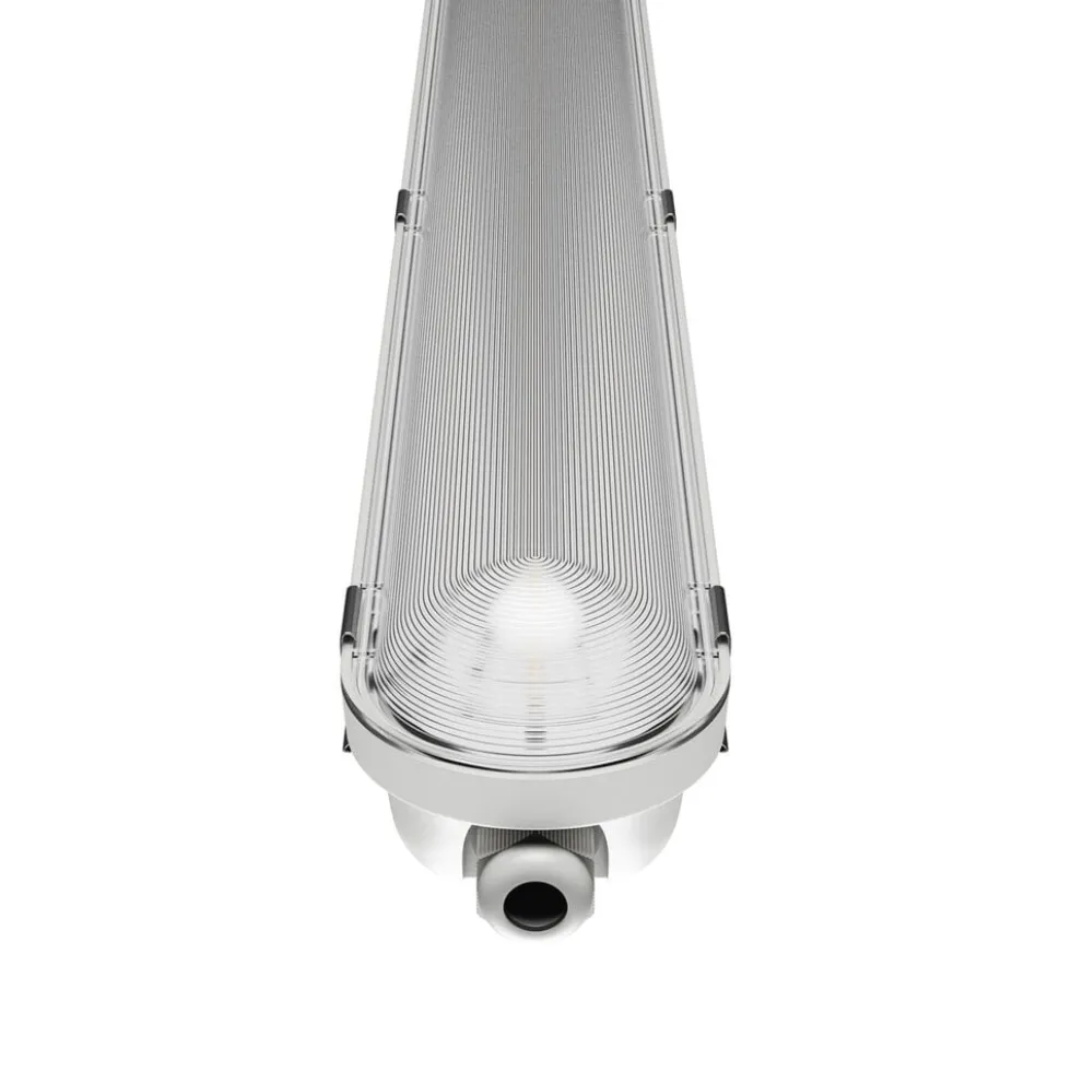 LED Feuchtraumleuchte IP66 – 27-58W 4200-9000Lm – 840 Kaltweiß | 150cm – Multi Lumen Einstellbar – IK10 – Limea Pro