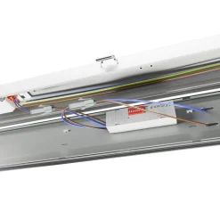 LED-Feuchtraumleuchte Wannenleuchte IP65 - 150cm - 52W 9100 Lumen - 6000K 865 Tageslicht Weiss | IK10 - Modulär Anschließbar Durchgangsverdrahtung