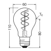 LED-Filamentlampe E27 Gold Birne Dimmbar 8W 806Lm 2200K CRI90