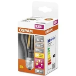 LED-Filamentlampe klar E27-7 W 806 lm 827 mm sehr warmweiß 3-stufig dimmbar