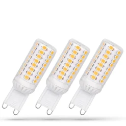 LED G9 Multipack - 4W entspricht 35W dimmbar - 6000K Tageslichtweiß - 18x58 mm
