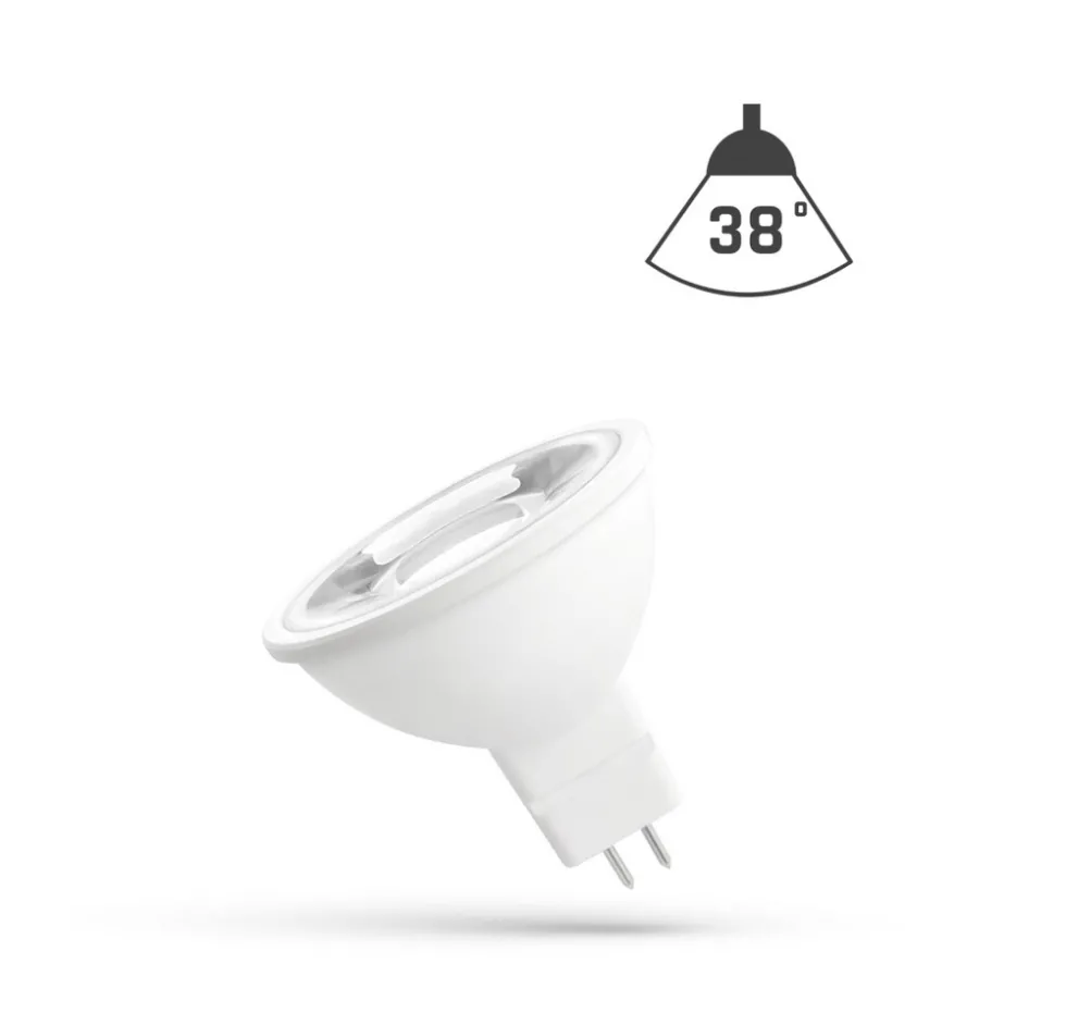 LED GU5.3 MR16 - 38º Abstrahlwinkel - 6W entspricht 40-60W - 6000K Tageslichtweiß
