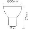 LED GU10 Spot - 1W entspricht 10W - 2700K Warmweiß - Glas