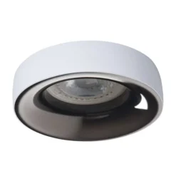 LED GU10 Strahler Einbaurahmen Weiß rund - für 1 LED GU10 Spot