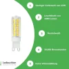 LED G9 - 12W entspricht 100W - 4000K Neutralweiß - 19x75 mm