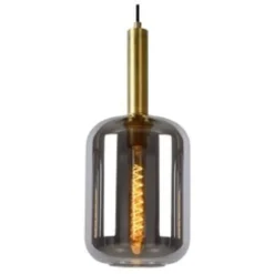 LED Hanglamp JOANNET zwart - 3x E27 fitting - Fumé