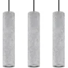 LED Hängeleuchte Beton LUVO - 3 x GU10 Fassung - exkl. LED's