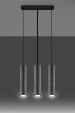 LED Hängeleuchte Beton LUVO - 3 x GU10 Fassung - exkl. LED's