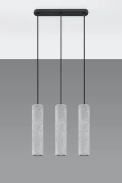 LED Hängeleuchte Beton LUVO - 3 x GU10 Fassung - exkl. LED's