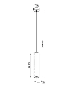 LED Hängeleuchte Beton LUVO - 1 x GU10 Fassung - exkl. LED's