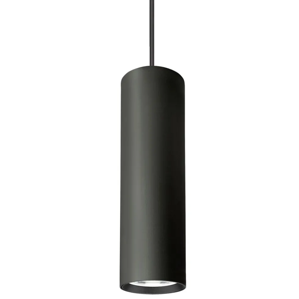 LED Hängeleuchte Madara Mini II GU10 Fassung – Pendel-Lampe Schwarz – 60x200mm – 1m Kabel – Maximale Länge 325mm
