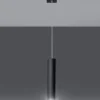 LED Hängeleuchte Mattschwarz LOOPEZ - 1 x GU10 Fassung - exkl. LED's