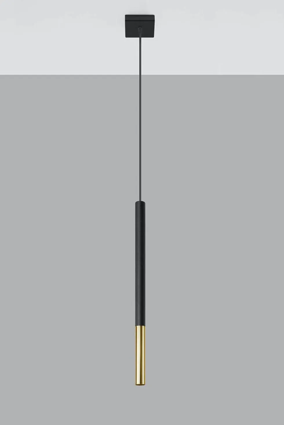 LED Hängeleuchte Schwarz Gold MOZAICA - 1 x G9 Fassung - exkl. LED's