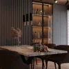 LED Hängeleuchte Schwarz Kupfer LOOPEZ - 3 x GU10 Fassung - exkl. LED's
