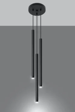 LED Hängeleuchte Schwarz PASTELO - 3 x G9 Fassung - exkl. LED's