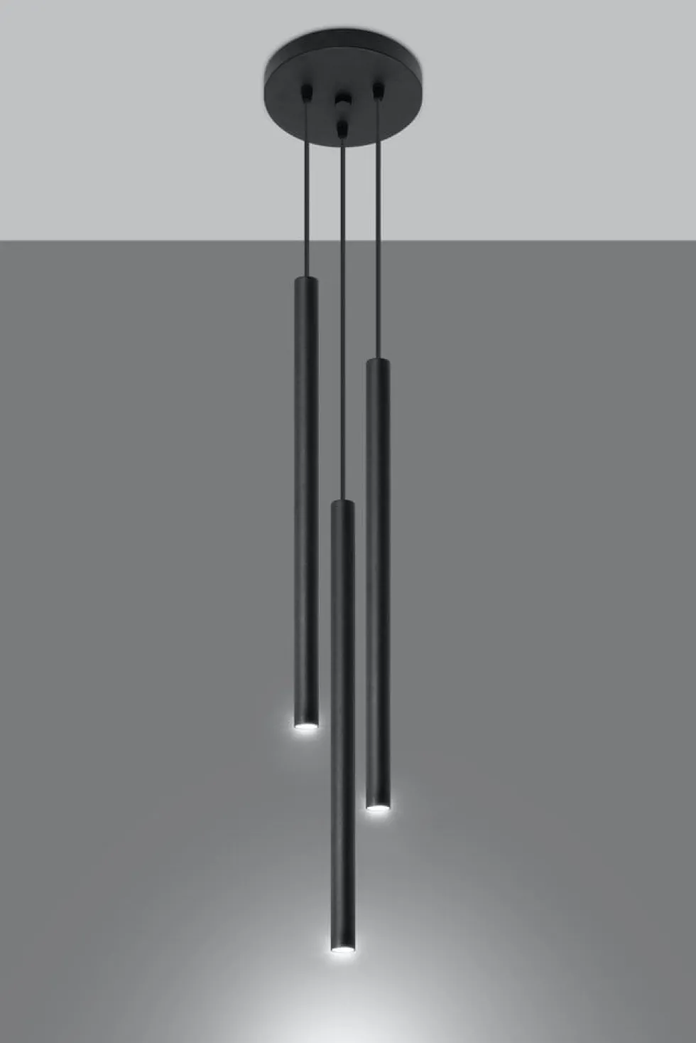 LED Hängeleuchte Schwarz PASTELO - 3 x G9 Fassung - exkl. LED's