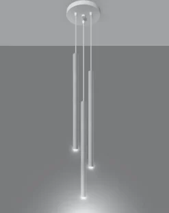 LED Hängeleuchte Weiß PASTELO - 3 x G9 Fassung - exkl. LED's