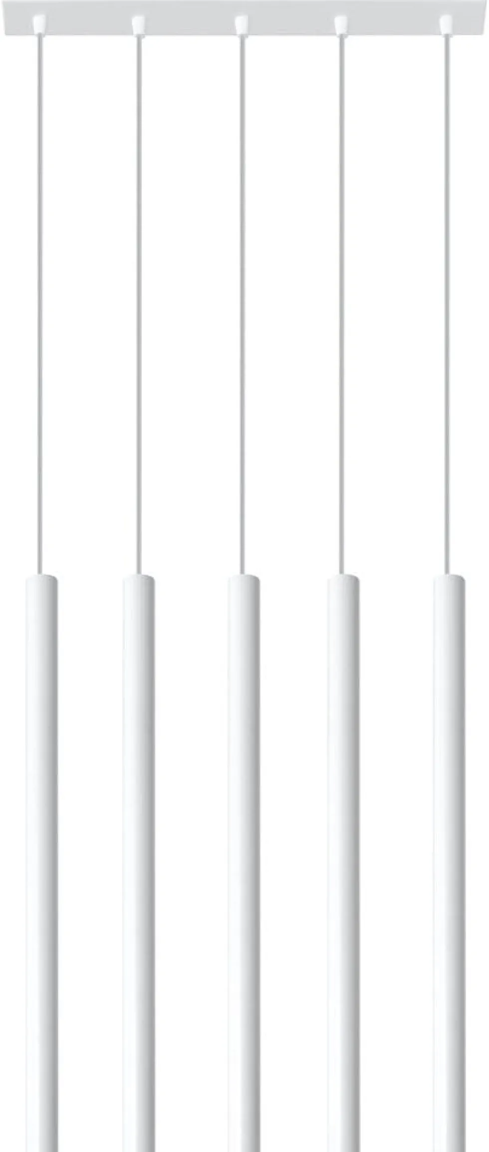 LED Hängeleuchte Weiß PASTELO - 5 x G9 Fassung - exkl. LED's