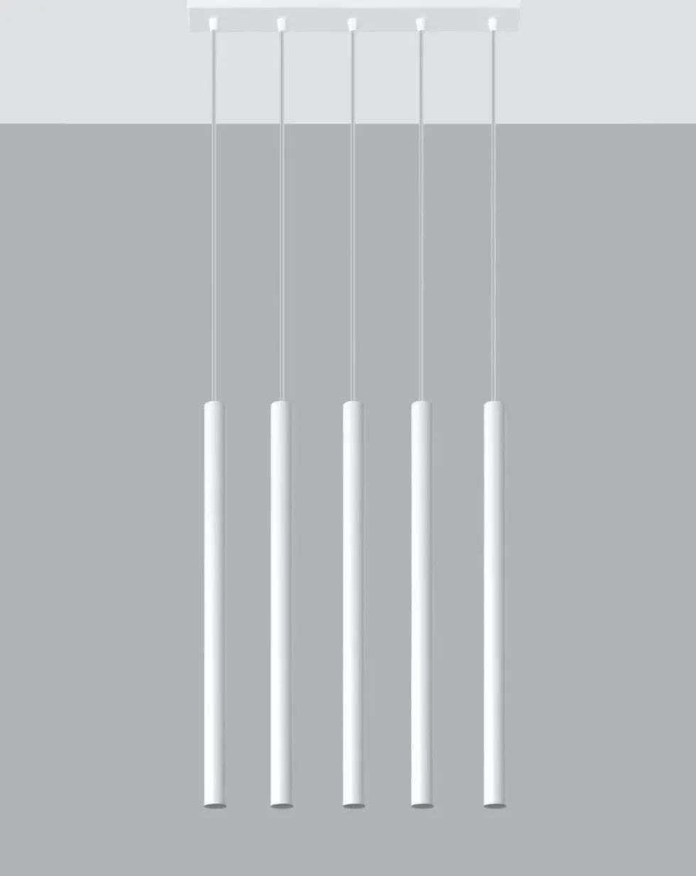 LED Hängeleuchte Weiß PASTELO - 5 x G9 Fassung - exkl. LED's