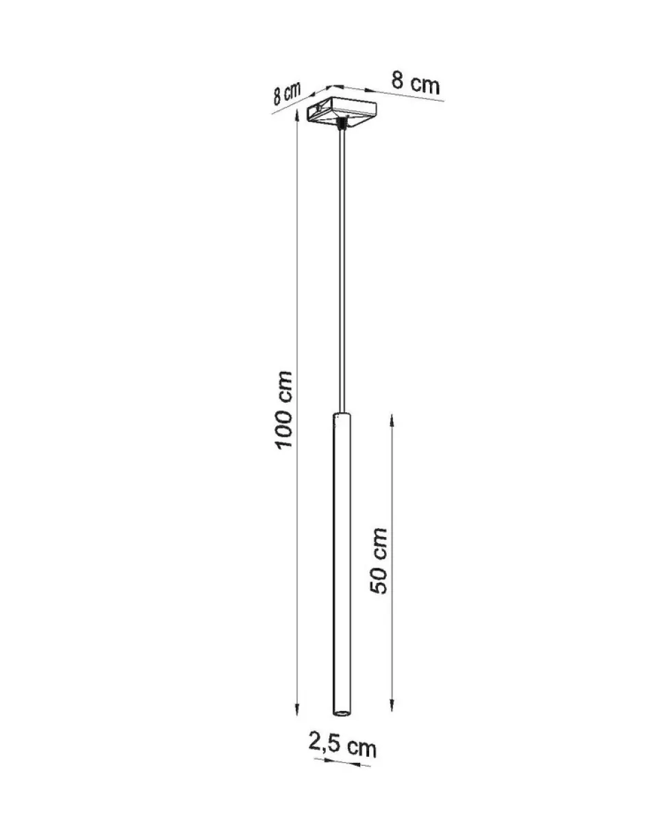 LED Hängeleuchte Weiß PASTELO - 1 x G9 Fassung - exkl. LED's