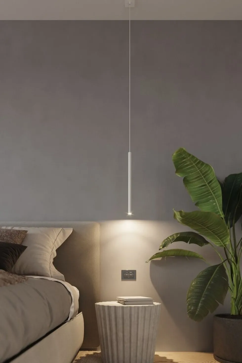 LED Hängeleuchte Weiß PASTELO - 1 x G9 Fassung - exkl. LED's