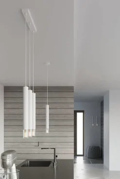 LED Hängeleuchte Weiß WEZYR - 1 x G9 Fassung - exkl. LED's