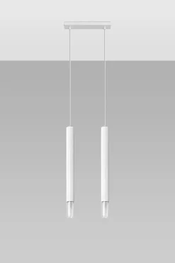 LED Hängeleuchte Weiß WEZYR - 2 x G9 Fassung - exkl. LED's