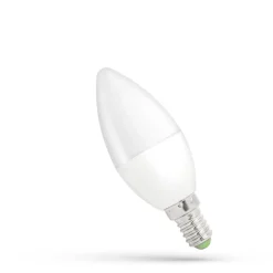 LED Kerzenlampe E14 C37 - 6W entspricht 46W - 6000K Tageslichtweiß