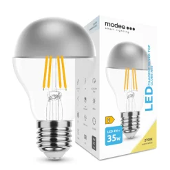 LED Kopfspiegel Fadenlampe - E27 A60 4W - 2700K Warmweiß