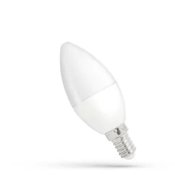 LED Lampe dimmbar E14 - C37 - 6W entspricht 42W - 6000K Tageslichtweiß