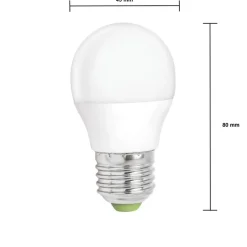 LED Lampe dimmbar - E27 Sockel - 5W entspricht 45W - Warmweiß 3000K